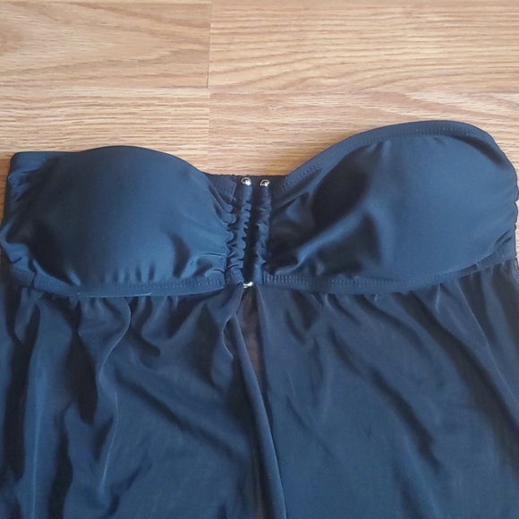 Sheer black bathing suit slip - Picture 2 of 2